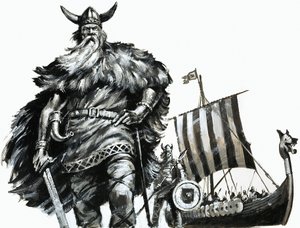 Viking e longship de English School