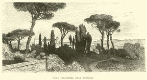 Villa Falconieri, perto de Frascati de English School