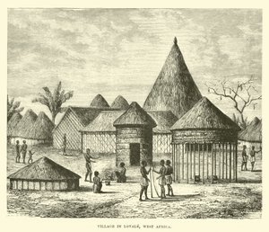 Aldeia em Lovale, África Ocidental de English School