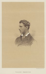 Visconde Ebrington (litho) de English School