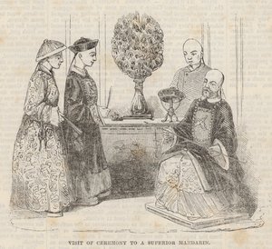 Visita de Cerimônia a um mandarim superior de English School