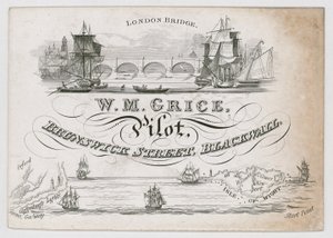WM Grace, piloto, cartão comercial de English School