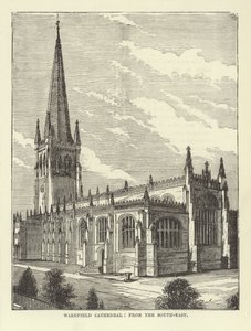 Catedral de Wakefield, do sudeste de English School