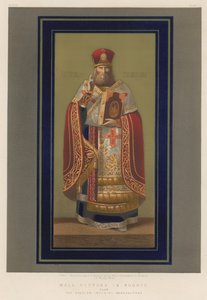 Imagem de parede em mosaico do russo Imperial Manufactory de English School