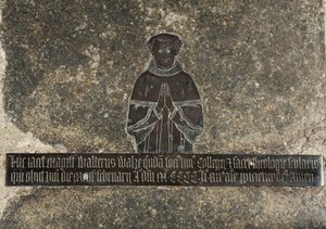Walter Wake, c.1451-52 (latão) de English School