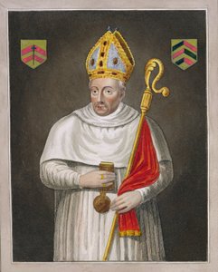 Walter de Merton (d.1277), depois de uma pintura na Galeria Bodleian de English School