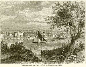 Wandsworth em 1790 de English School