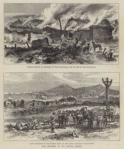 Esboços de guerra (gravura) de English School