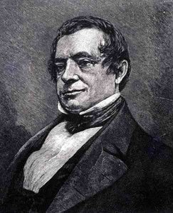 Washington Irving (1783-1859) (gravura) de English School