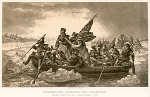Washington cruzando o Delaware de English School