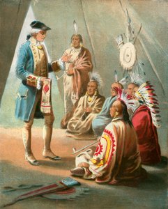 Primeiro discurso de Washington para os índios de English School