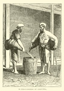 Portadores de água de Calcutá de English School