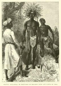 Watuta Ruga-Ruga, ou Marauders da banda Mirambos, e nativo de Uhha de English School