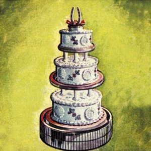 Bolo de casamento de English School