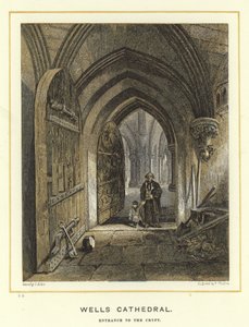 Wells Cathedral, entrada para a cripta de English School
