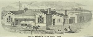 Estação ferroviária West End e Crystal Palace, Queenstown Road de English School