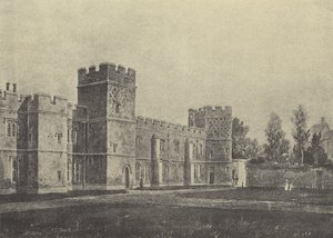 Westons Yard, 1818 (gravura) de English School
