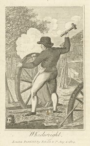 Wheelwright (gravura) de English School