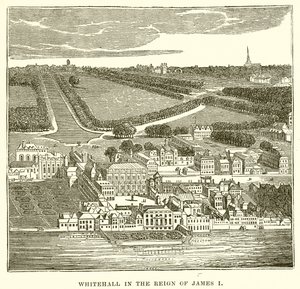 Whitehall no Reino de James I de English School