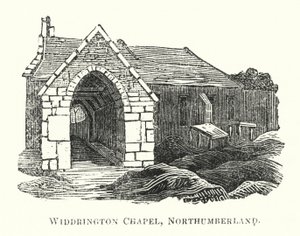 Widdrington Chapel, Northumberland (gravura) de English School