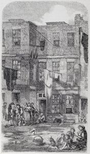 Wild Court, ao largo da Great Wild Street, Drury Lane de English School