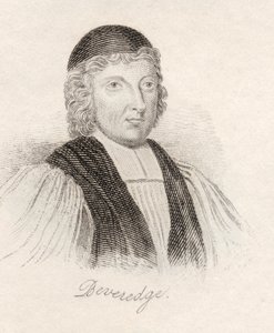 William Beveridge, do &39;Crabb&39;s Historical Dictionary&39;, publicado em 1825 de English School