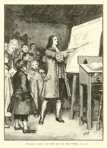 William Carey e o mapa do mundo de English School