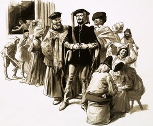 William Caxton foi um comerciante de sucesso antes de se voltar para a impressão de English School