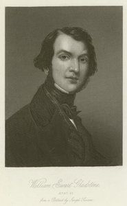 William Ewart Gladstone, Aetat 31 (gravura) de English School