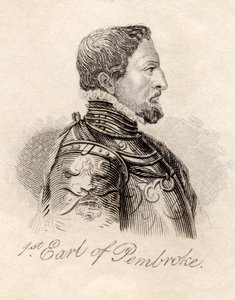 William Herbert, 1º Conde de Pembroke, do &39;Crabb&39;s Historical Dictionary&39;, publicado em 1825 de English School