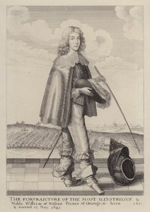 Guilherme II de Orange-Nassau, Príncipe de Orange (gravura) de English School