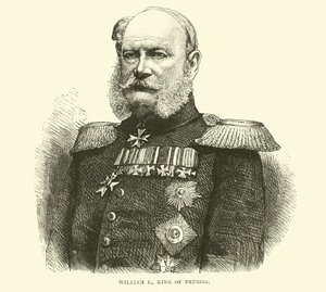 Guilherme I, rei da Prússia, julho de 1870 de English School