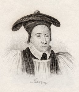 William Juxon, do &39;Crabb&39;s Historical Dictionary&39;, publicado em 1825 (lito) de English School