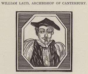 William Laud, Arcebispo de Canterbury (gravura) de English School