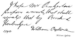 William Ogilvie de English School