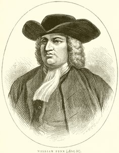 William Penn (Aetat, 50) de English School