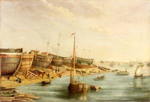 Estaleiro William Piles, North Sands, c.1830
