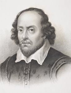 William Shakespeare, da &39;Galeria de Retratos Históricos&39;, publicado em 1880 de English School
