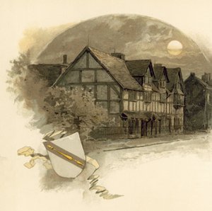 Local de nascimento de William Shakespeares na Henley Street de English School