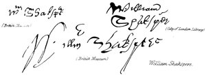 William Shakspere de English School