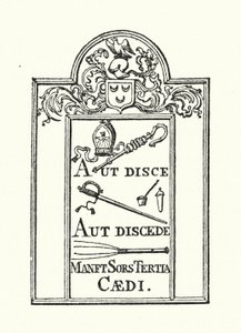 Winchester College: Aut Disce Aut Discede (gravura) de English School