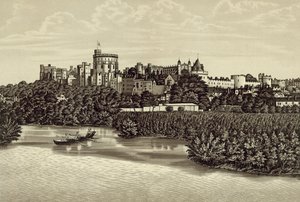 Castelo de Windsor do rio de English School