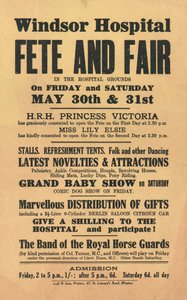 Hospital Windsor, Festa e Feira (imprimir) de English School