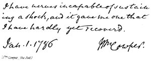 Wm Cowper, (o poeta) de English School