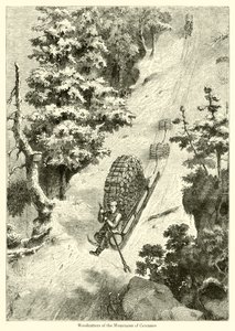 Lenhadores da Serra de Cevennes (gravura) de English School