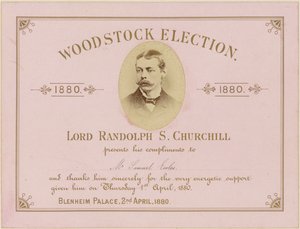 Eleição de Woodstock 1880 de English School