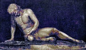Wounded Gália, ilustração da História de Roma por Victor Duruy, publicado em 1884 (imagem digitalmente melhorada) de English School