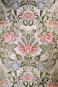 Seda tecida, c.1720 (seda) de English School
