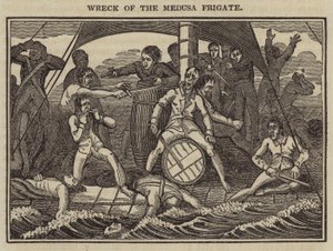 Naufrágio da Fragata Medusa (gravura) de English School