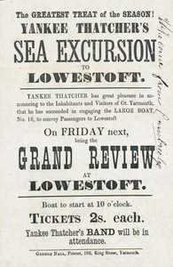 Yankee Thatchers Sea Excursion para Lowestoft (imprimir) de English School